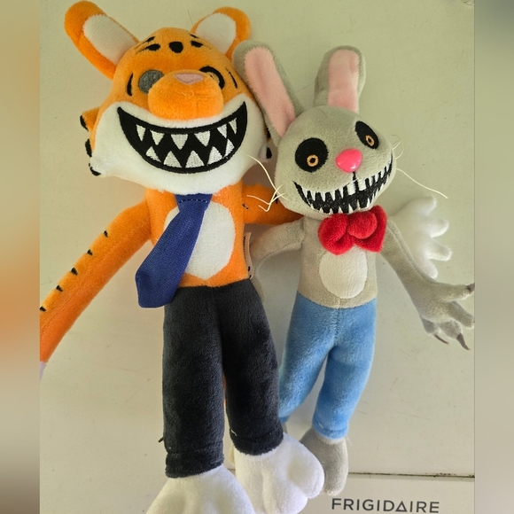MR Hopp's Playhouse Plush 12" Stuffed Toy Rabbit Tiger - Picture 1 of 4